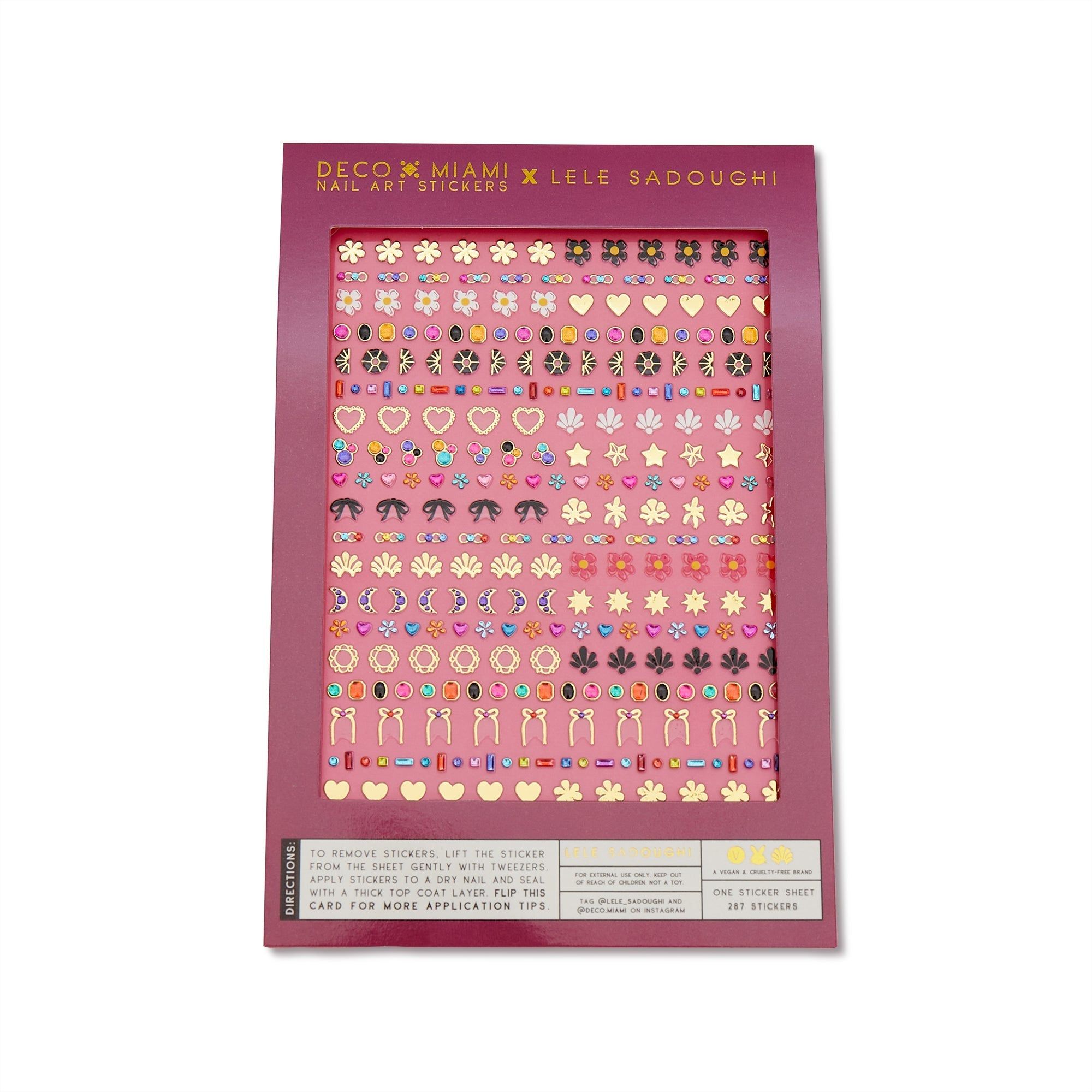 Lele x Deco Beauty Classic Jeweled Nail Stickers