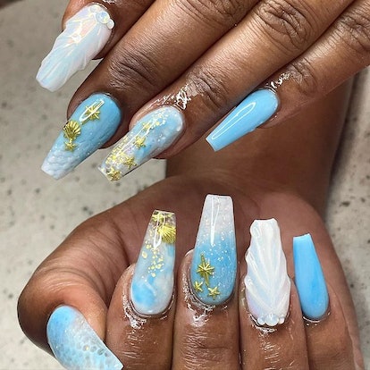 Mermaidcore nails made a splash.