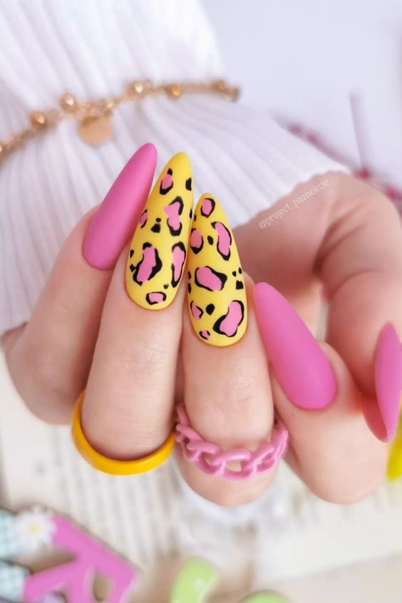 33+ Creative Cheetah Nail Designs 2023