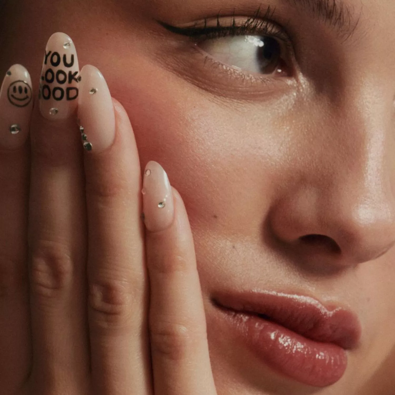 Bedazzled Rich Girl Nails on Olivia Rodrigo - Byrdie Rich Girl Nails 