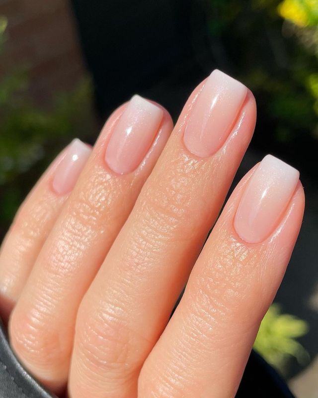 french fade nails