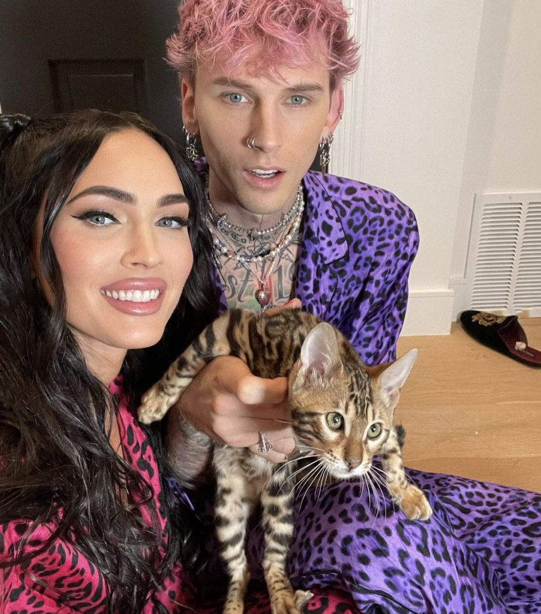 Megan Fox and Machine Gun Kelly welcome a new addition to their family on Monday, Feb. 28, 2022.