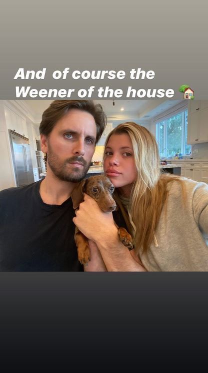 Scott Disick couldn't pass up a good wiener joke in a recent snap with girlfriend Sofia Richie on March 26, 2020. The reality star posted a photo of his table covered in hot dogs and toppings with the caption