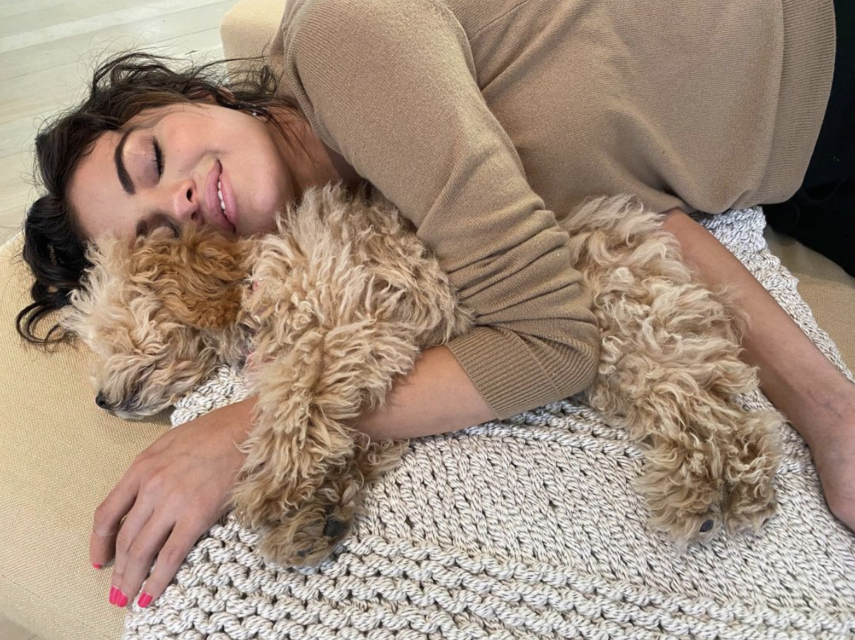 Selena Gomez shared a cuddly snap from