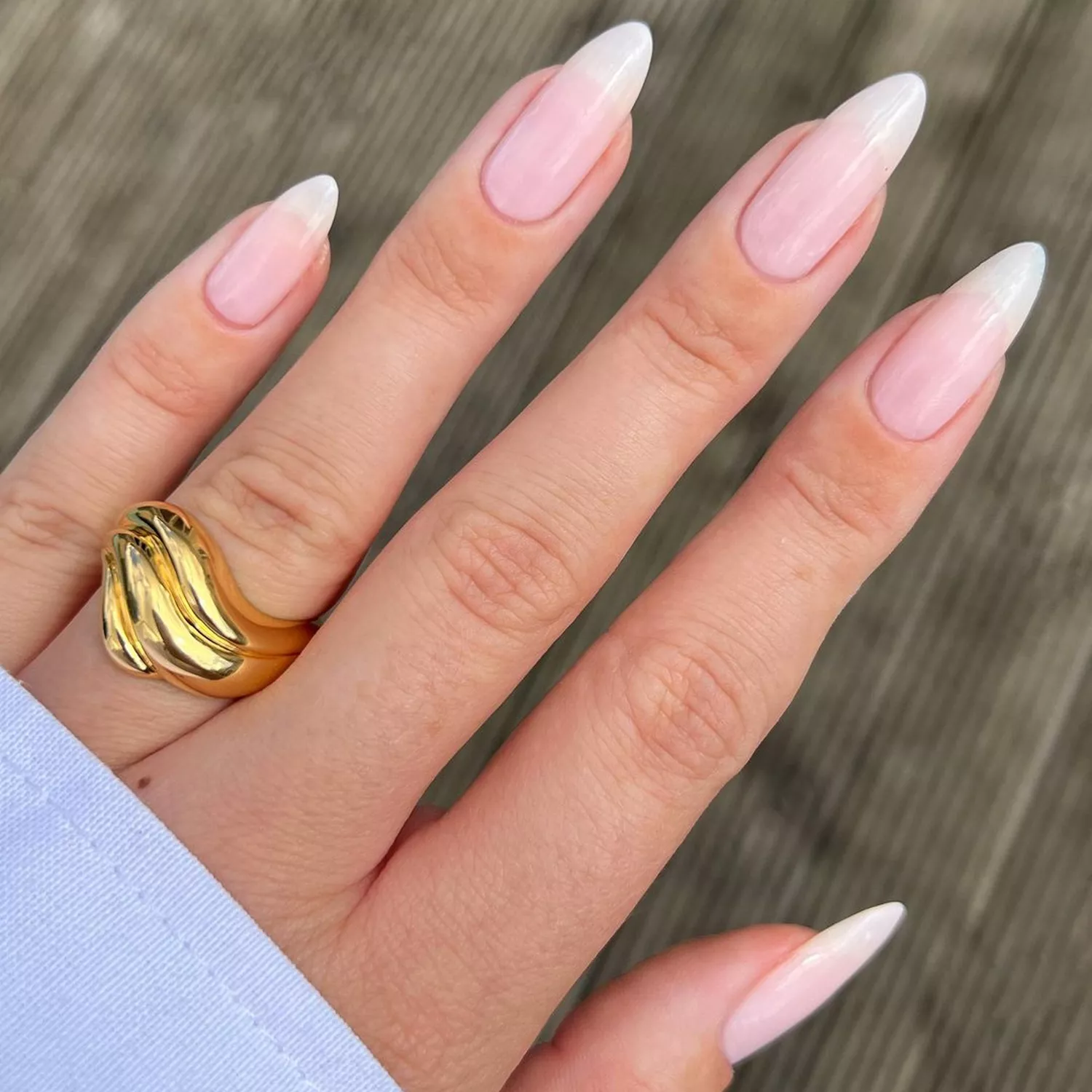 Sheer Pale Pink Nails - Byrdie Rich Girl Nails 