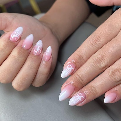 White nails.