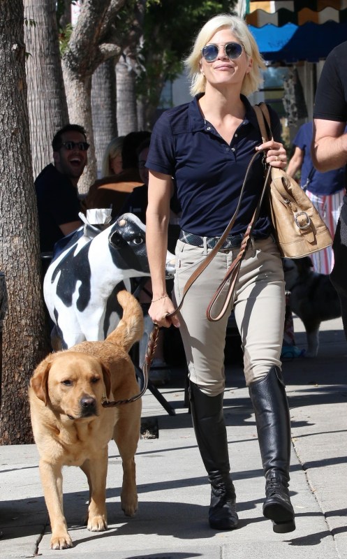 Selma Blair, service dog Scout