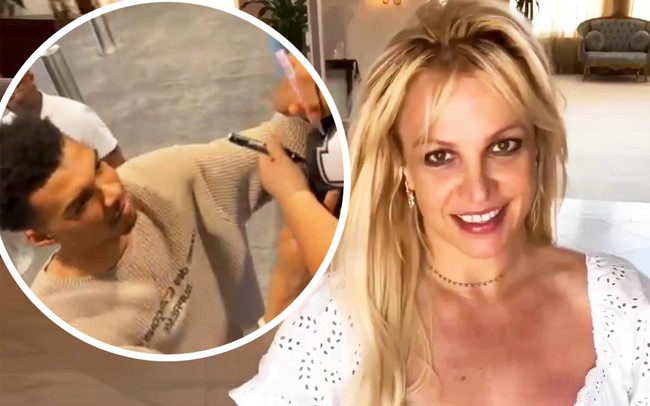 Ngôi sao NBA Victor Wembanyama nói về sự cố tát Britney Spears: Cô ấy túm lấy tôi từ phía sau - Ảnh 2.