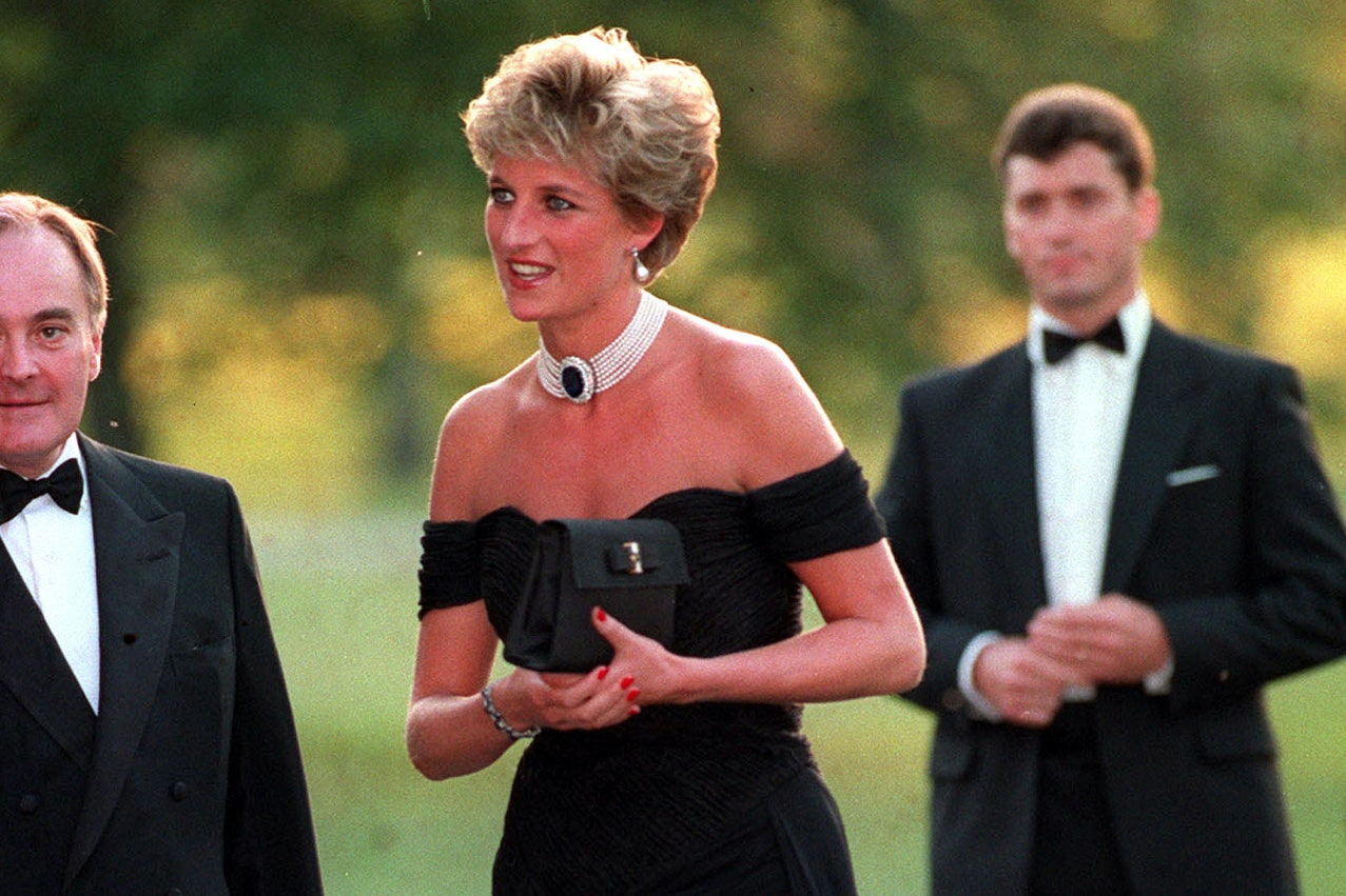 Diana, Princess of Wales wearing the “revenge” dress.