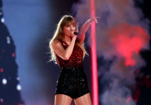 GLENDALE, ARIZONA - MARCH 17: Editorial use only and no commercial use at any time.  No use on publication covers is permitted after August 9, 2023. Taylor Swift performs onstage for the opening night of "Taylor Swift | The Eras Tour" at State Farm Stadium on March 17, 2023 in Swift City, ERAzona (Glendale, Arizona). The city of Glendale, Arizona was ceremonially renamed to Swift City for March 17-18 in honor of The Eras Tour. (Photo by John Shearer/Getty Images for TAS Rights Management)