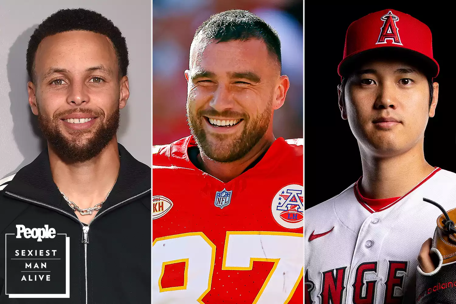 Sexiest Men in Sports, Steph Curry, Travis Kelce, Shohei Ohtani