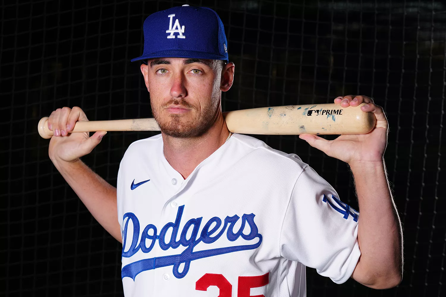 Cody Bellinger #35 of the Los Angeles Dodgers poses for a photo during the Los Angeles Dodgers Photo Day at Camelback Ranch on Thursday, March 17, 2022 in Glendale, Arizona.