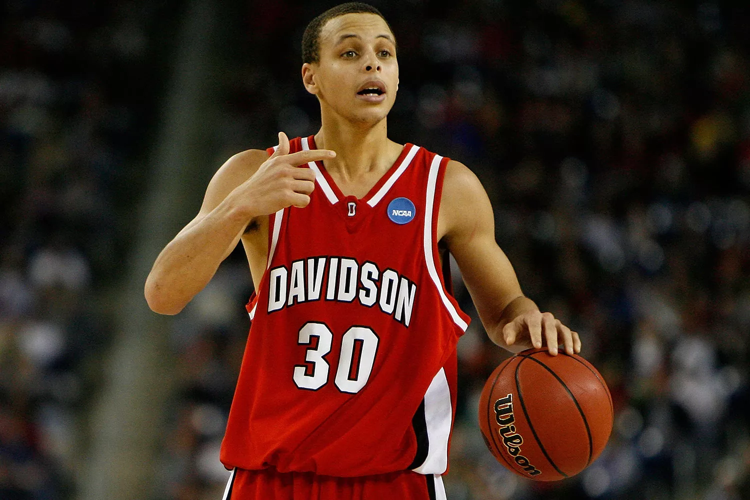 Steph Curry at Davidson college