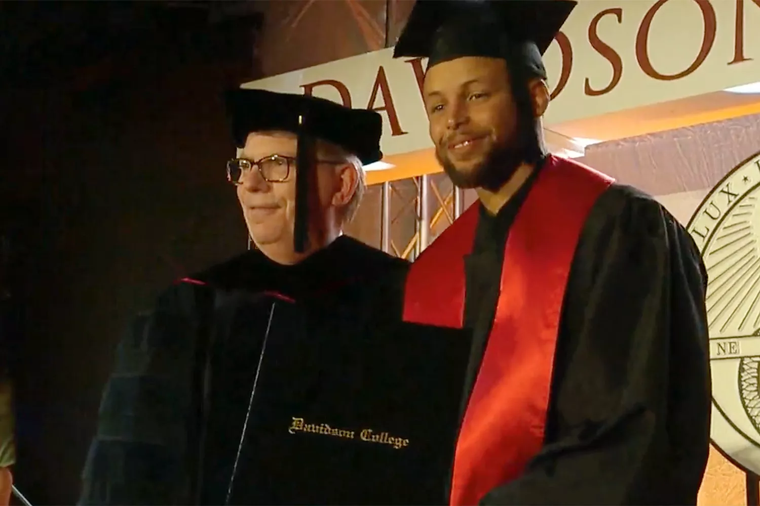 Steph Curry Graduation Davidson