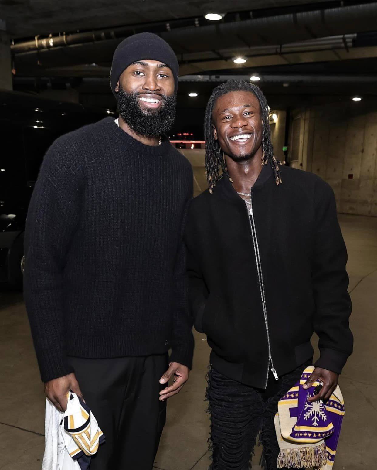 Vini Jr. and Cami Take Courtside to Bond with LeBron and Lakers’ Legends