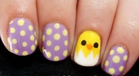 cute simple easter nails