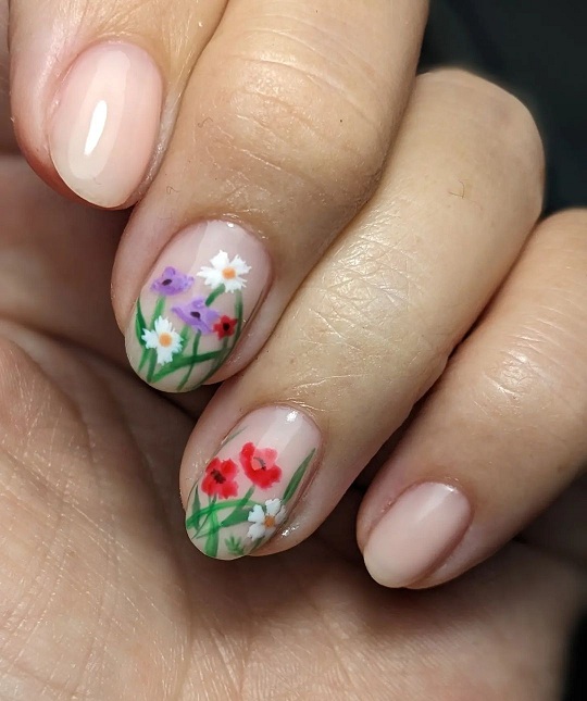 Flower Nail Design