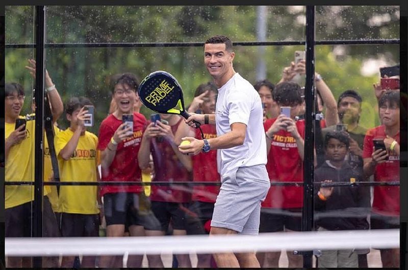 Cristiano Ronaldo se pasa al pádel y recibe elogios del número uno del  mundo - La Tercera