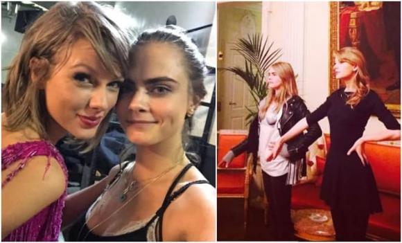 Taylor Swift, biệt đội bạn bè của Taylor Swift, Selena Gomez, Gigi Hadid, Cara Delevingne