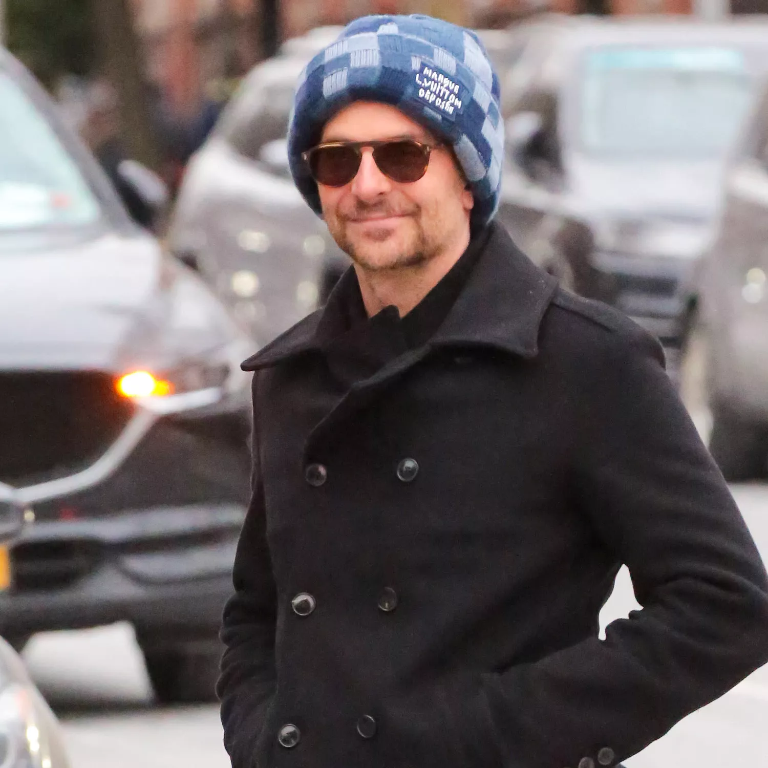 Bradley Cooper is seen on January 18, 2024 in New York City