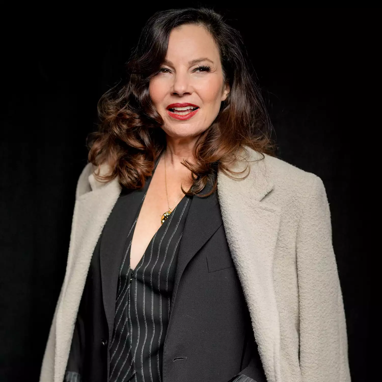 Fran Drescher at AMI Alexandre Mattiussi Men's Fall 2024 as part of Paris Men's Fashion Week held on January 18, 2024 in Paris, France