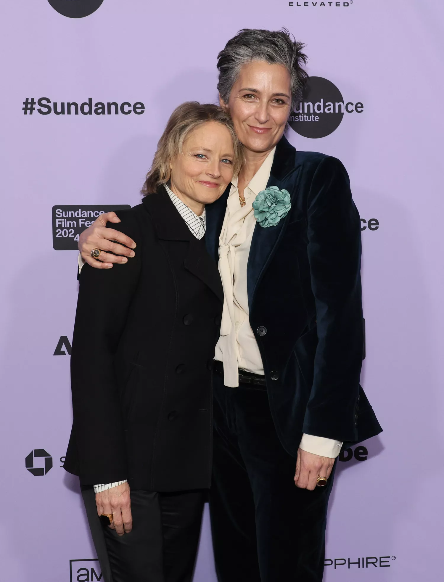 Jodie Foster and Alexandra Hedison Sundance 01 18 24