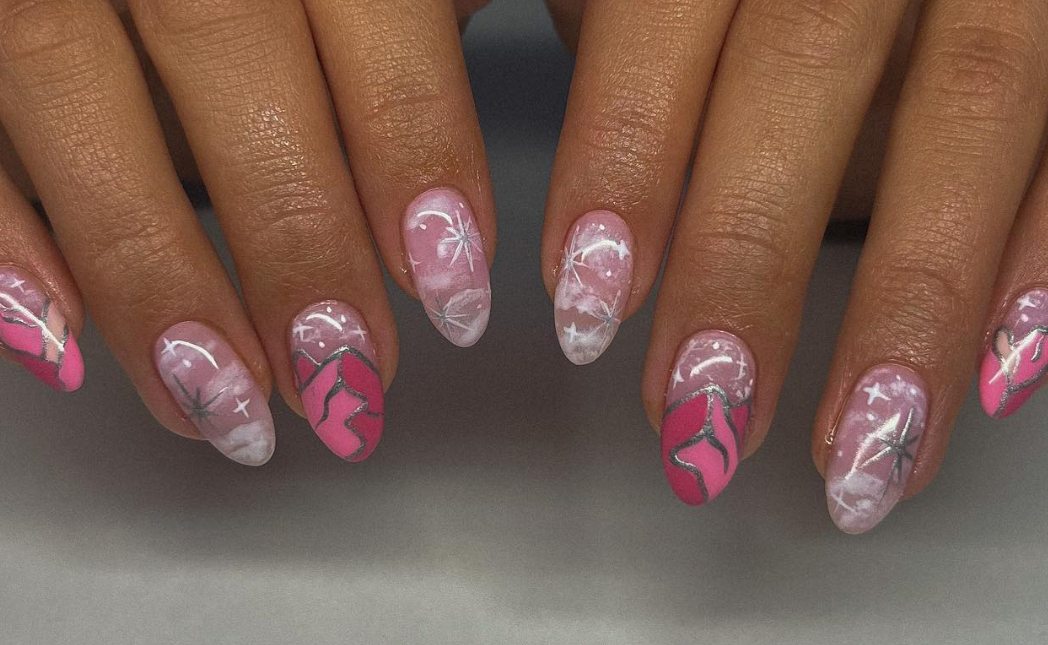 pink cloud nails