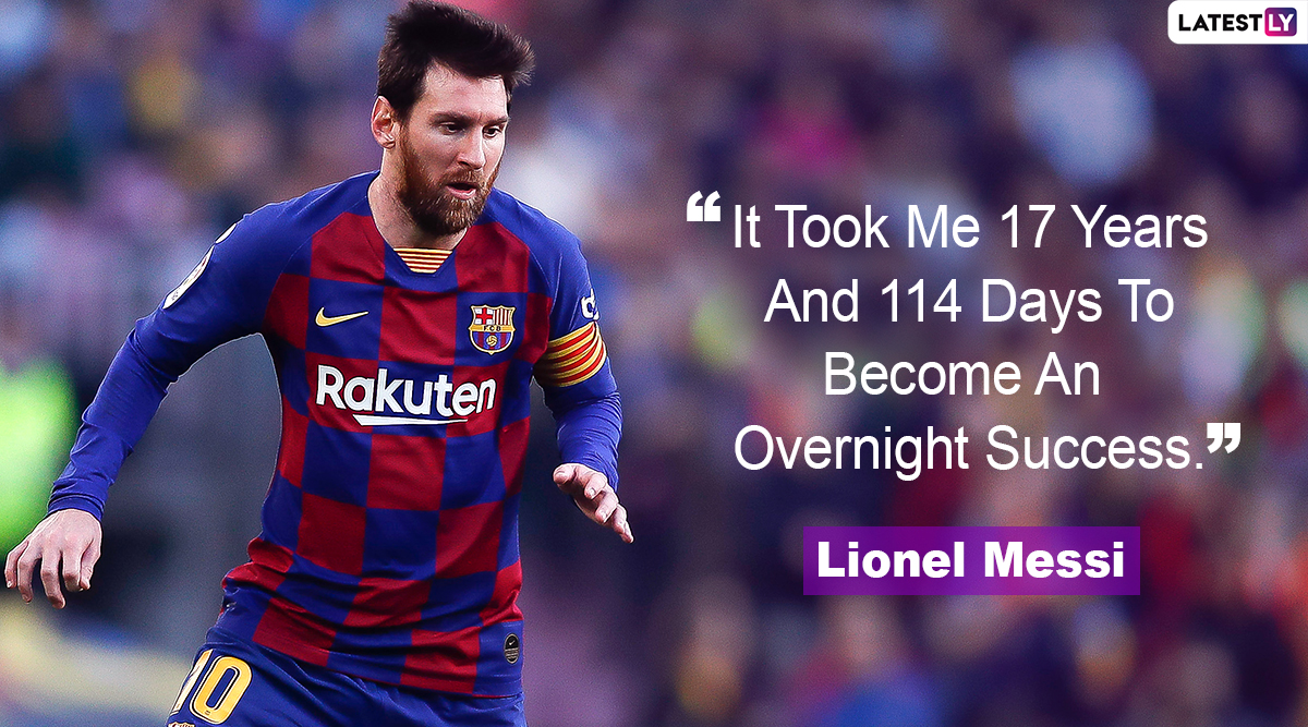 33 Soccer Quotes From Lionel Messi (INSPIRATIONAL)