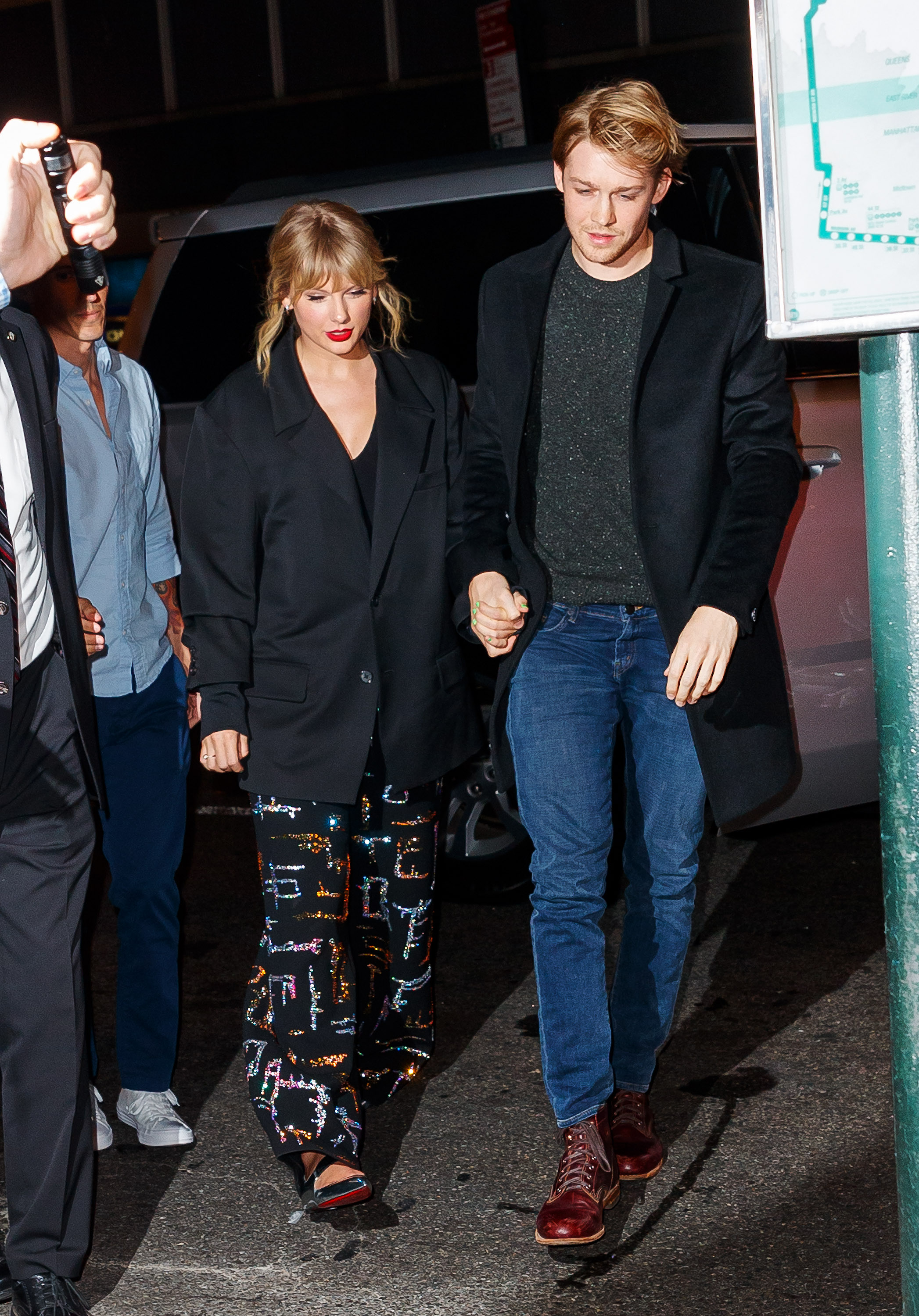 Joe was seen arriving at an SNL afterparty with Taylor in 2019 but held her hand differently to Travis and looked like her sibling, said Judi James