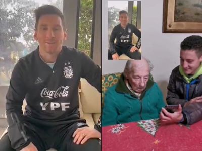 Messi 100 year old fan video: Lionel Messi surprises 100-year-old fan with video message 'Your story reached me' - WATCH | Cricket News