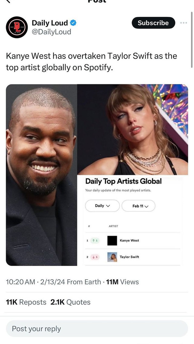 Drama căng: Taylor Swift trả thù bằng 1 cú điện thoại đuổi kẻ thù không đội trời chung Kanye West khỏi Super Bowl? - Ảnh 4.