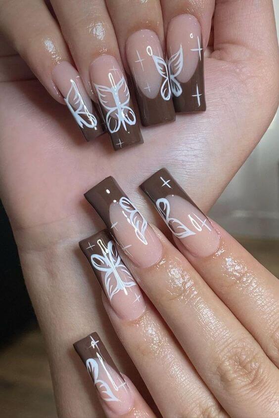 20+ Manicures Bring New Definitions To The Brown Fashion Trend - 139