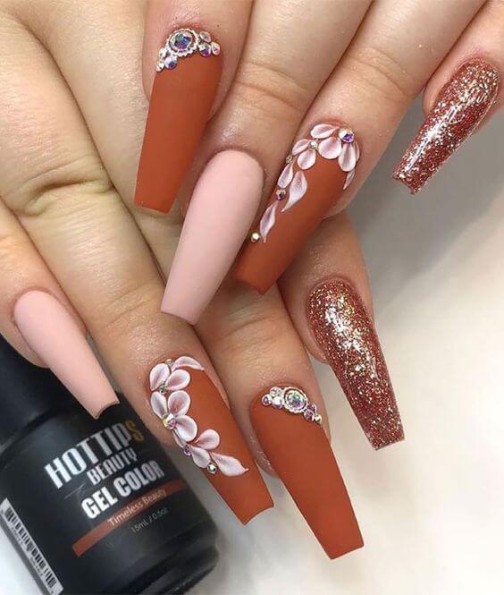 20+ Manicures Bring New Definitions To The Brown Fashion Trend - 143