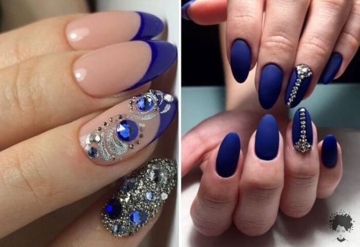 20+ Gorgeous Navy Nails For A Refreshing Manicure - 159