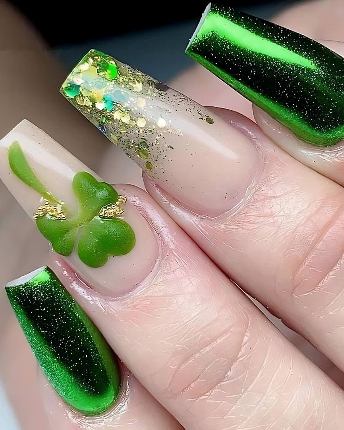 30 St. Patrick’s Day Nail Ideas That Will Bring You A Jolly Holiday - 205