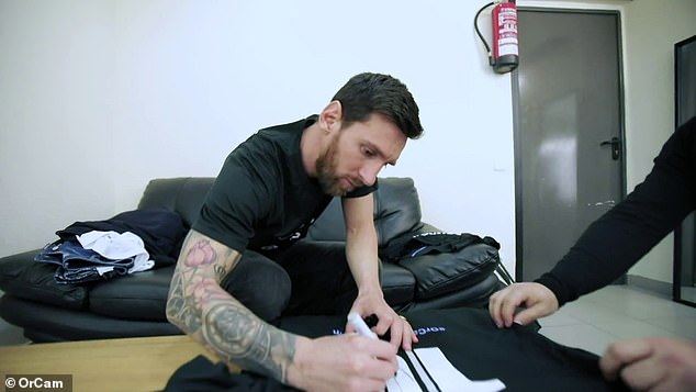Messi has linked up with OrCam to raise awareness about challenges blind people face daily