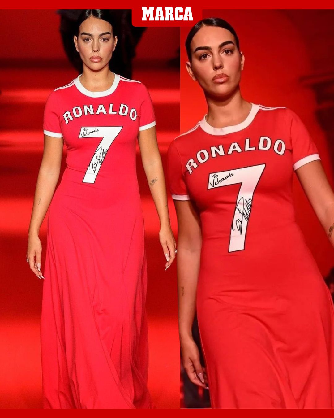 MARCA on X: "Georgina Rodríguez en la Semana de la Moda con un outfit  protagonizado por Cristiano Ronaldo 🇵🇹 https://t.co/xyFaHd83GE" / X