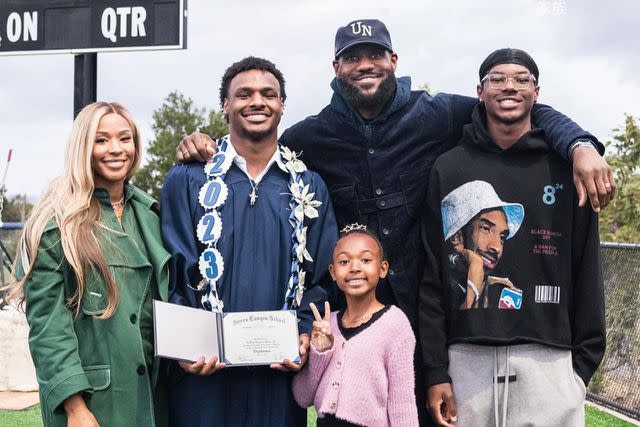 Lebron James Celebrates Son Bronny's High School Graduation: 'Proud'