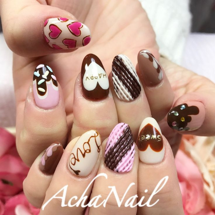 35 Chocolate Nail Art Designs That Are Sweeter Than Candies - 279