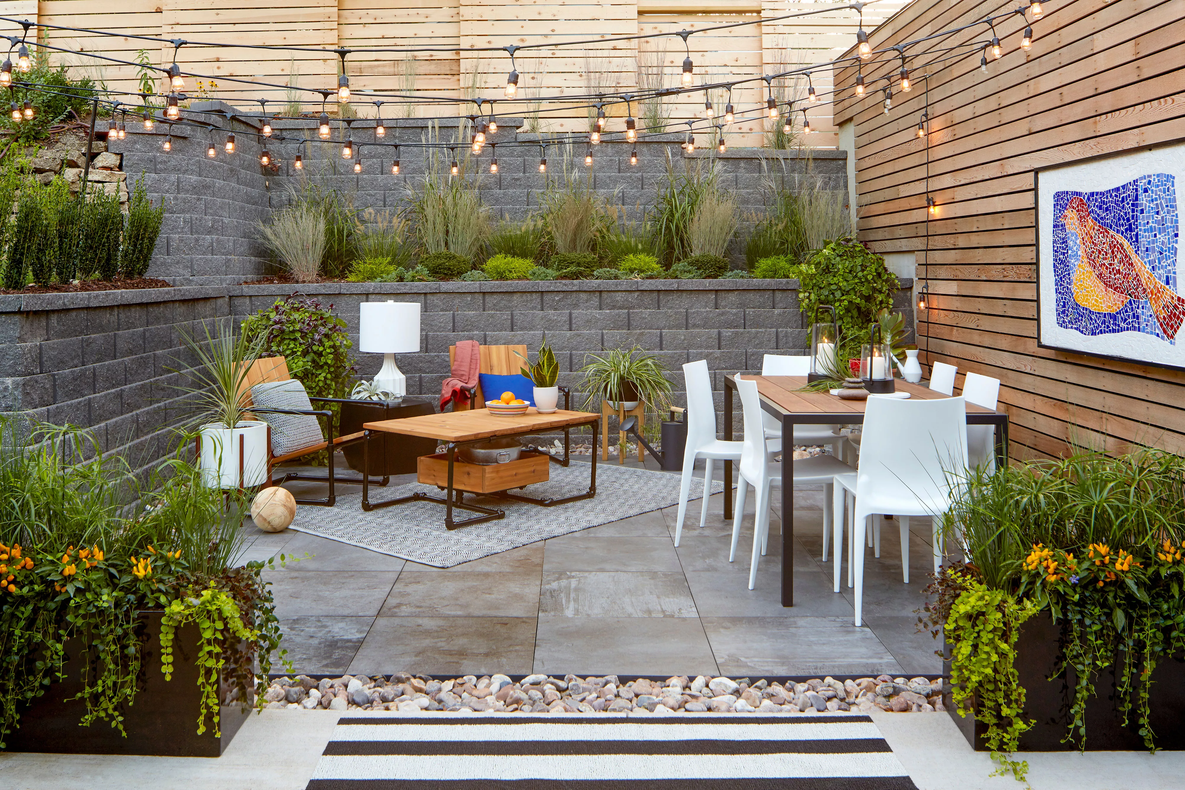 Backyard patio