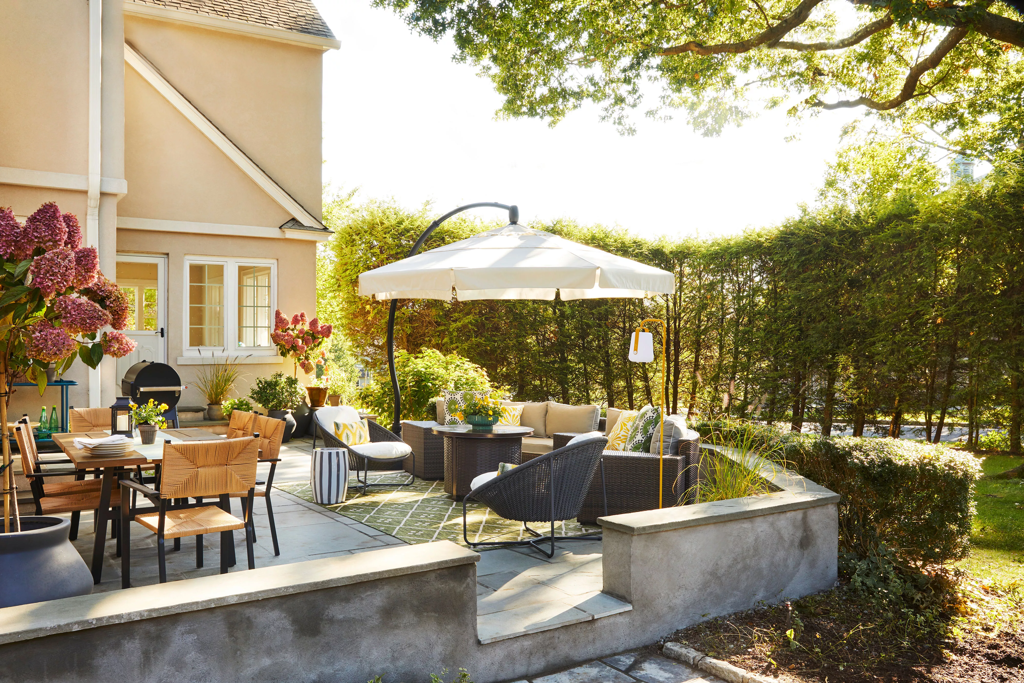 Backyard patio