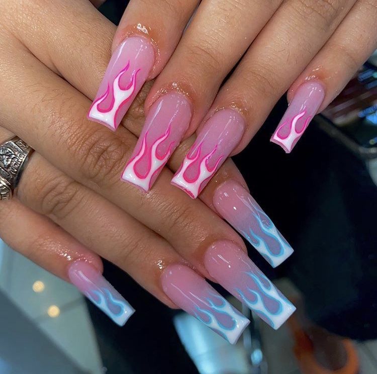 Bling Acrylic Nails, Acrylic Nails Coffin Short, Summer Acrylic Nails ...