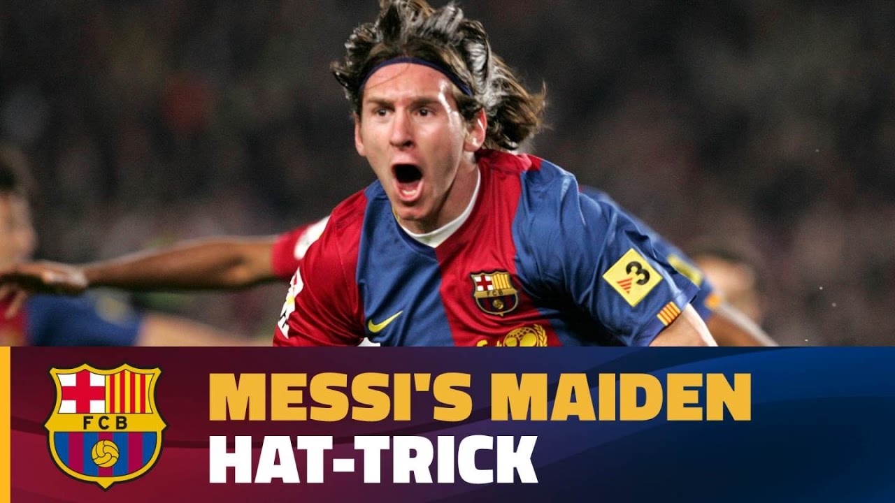 The first of many: Messi’s debut hat-trick for FC Barcelona