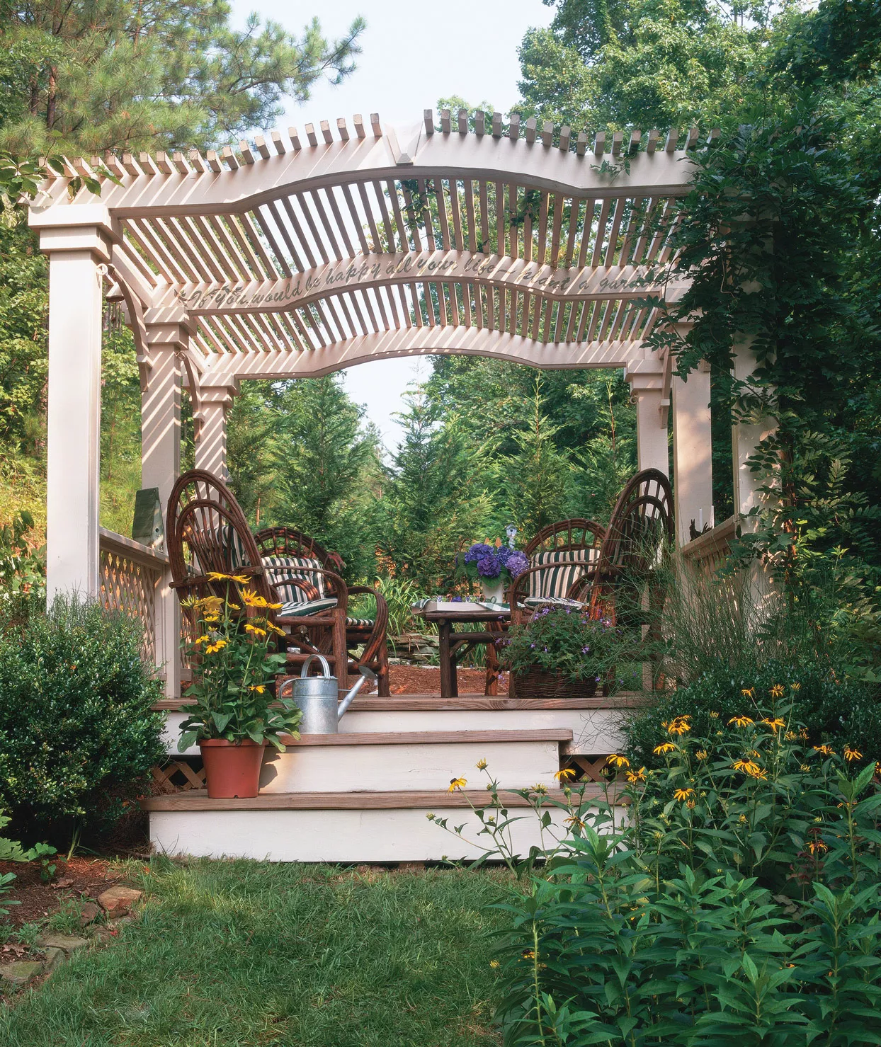 raised pergola