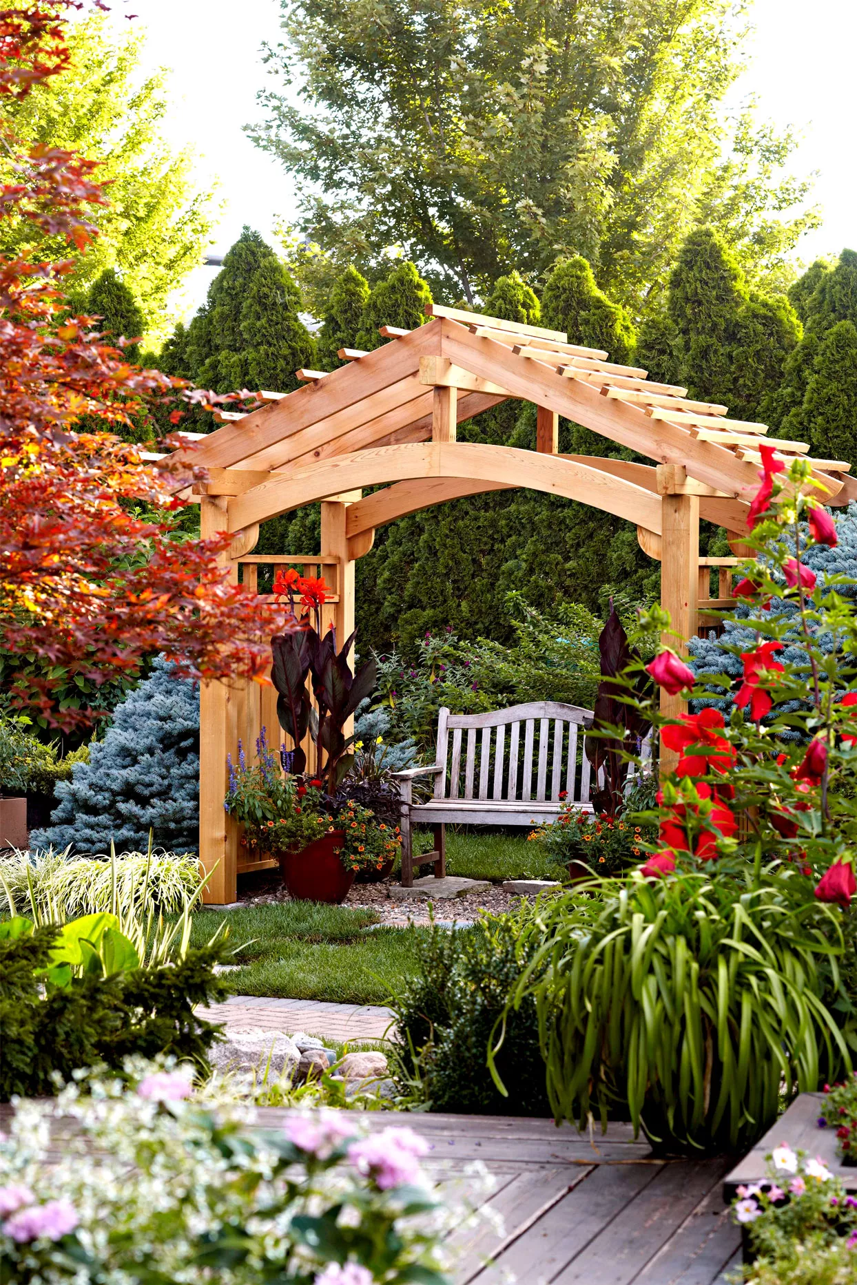 wooden Pergola