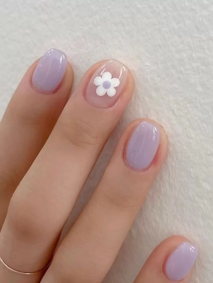 floral nails