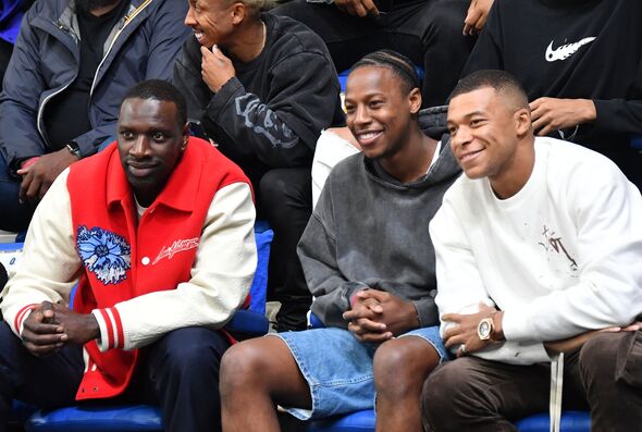 Kylian Mbappe watched Wembanyama alongside famous actor Omar Sy