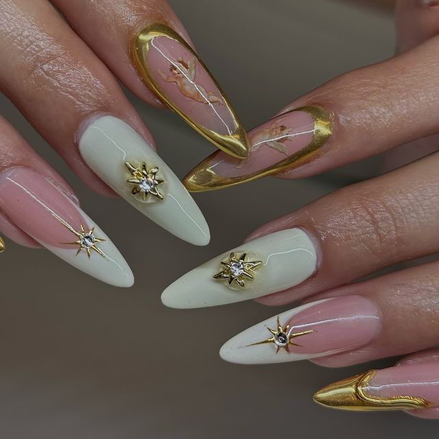 Obsessed with gold? This post will feature 99+ gold nail ideas that are foolproof gold nail designs that drip with luxury. Whether you’re getting ready for a wedding, party, birthday, or just want to feel like a million bucks, we’ve got the perfect gold nail design for you.