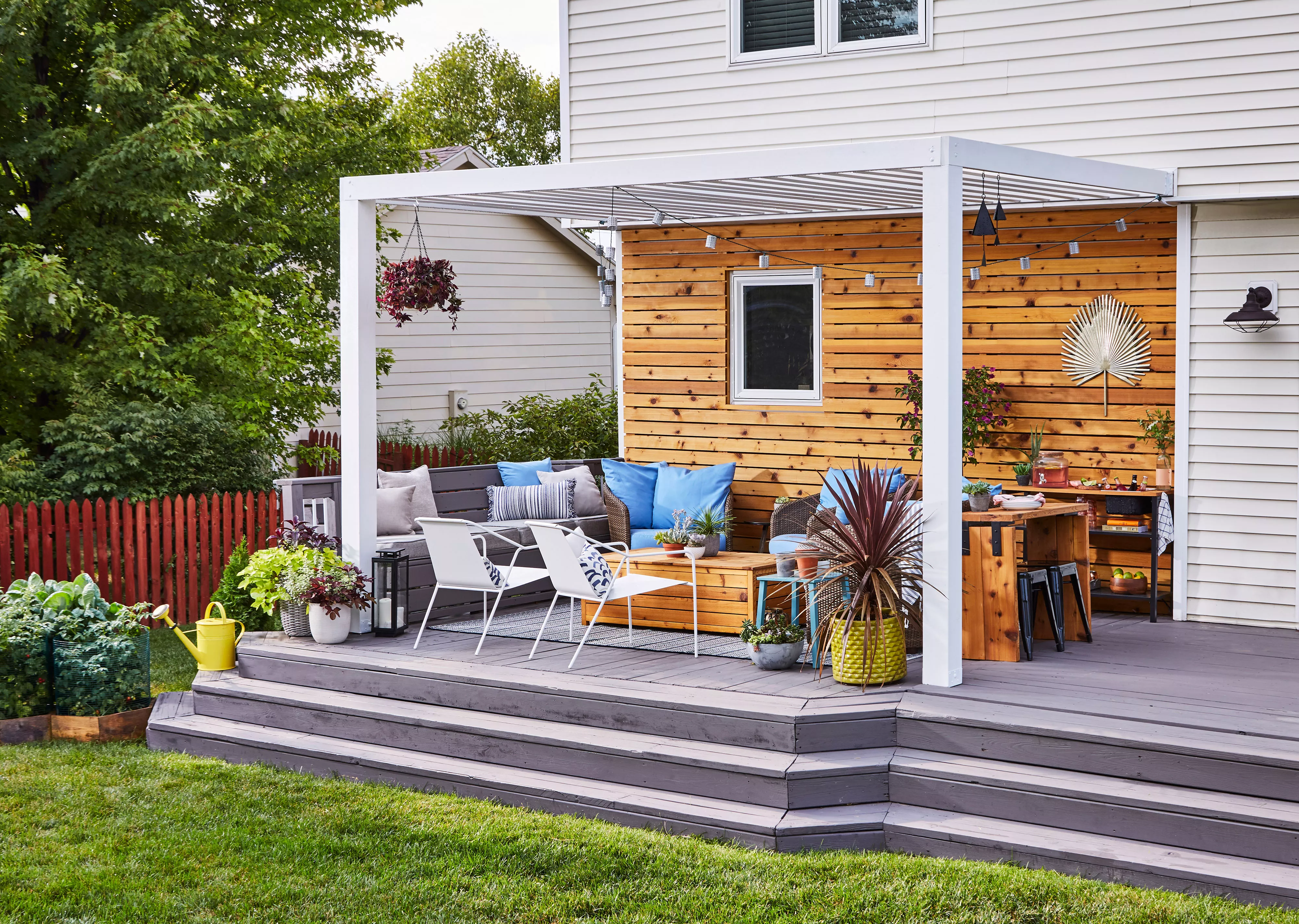 Backyard deck