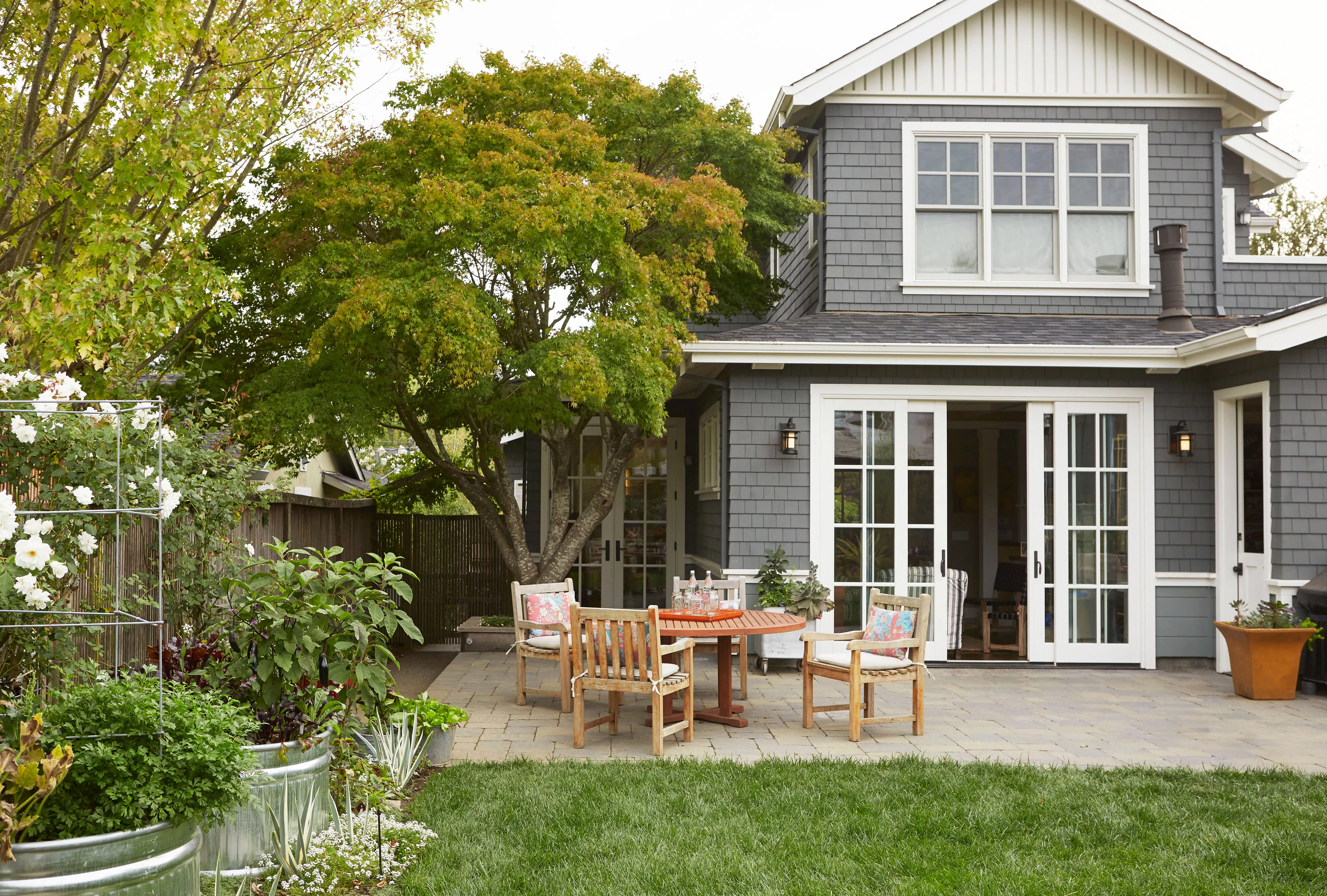 Backyard patio